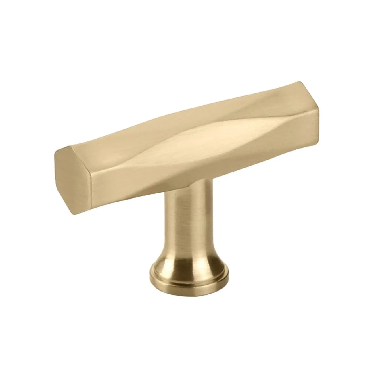 "American Designer" T-Bar Drawer Pulls in Satin Brass | Pulls