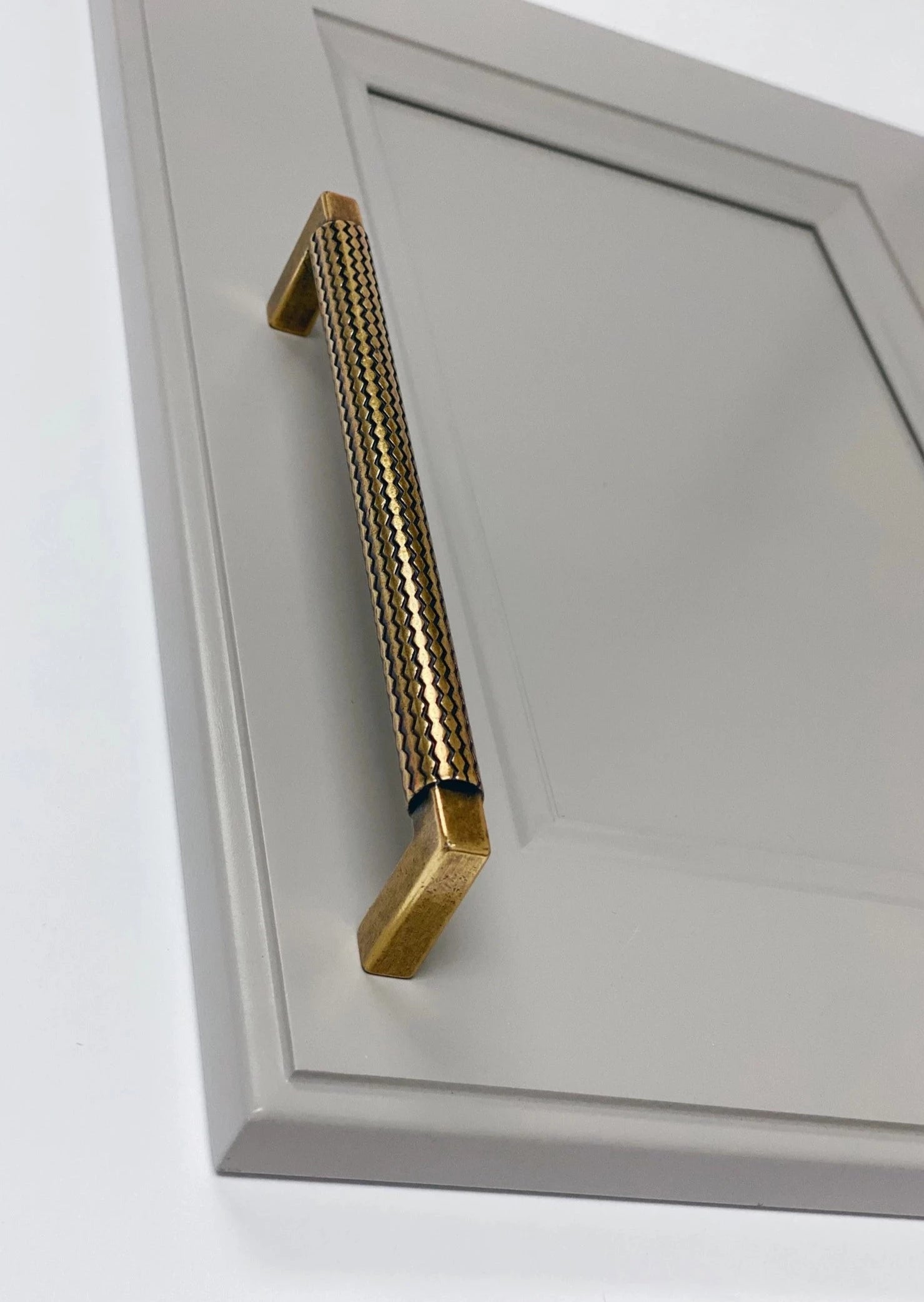 U-Shaped "Venice" Drawer Pull in Antique Brass - Brass Cabinet Hardware | Pulls