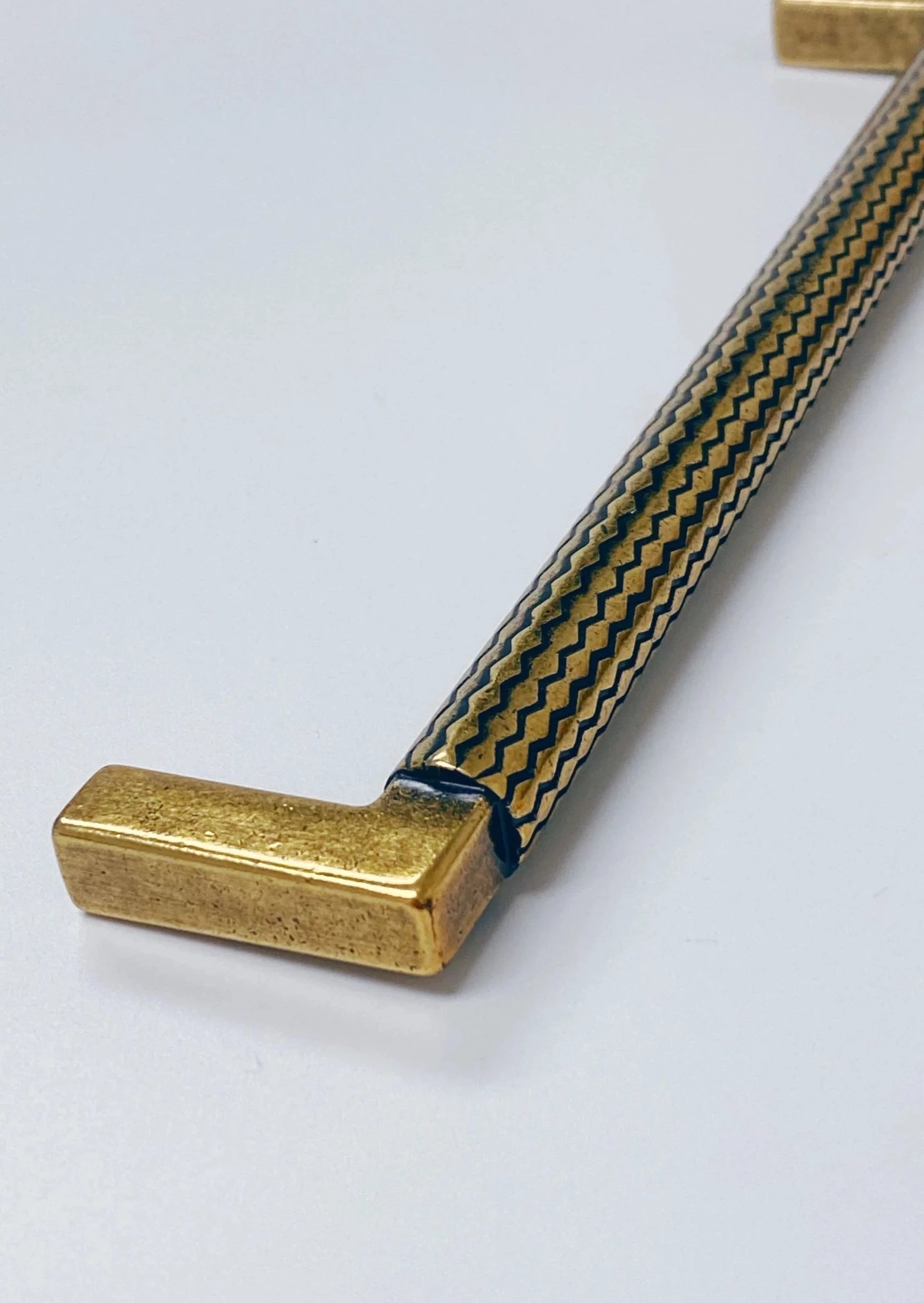 U-Shaped "Venice" Drawer Pull in Antique Brass - Brass Cabinet Hardware | Pulls