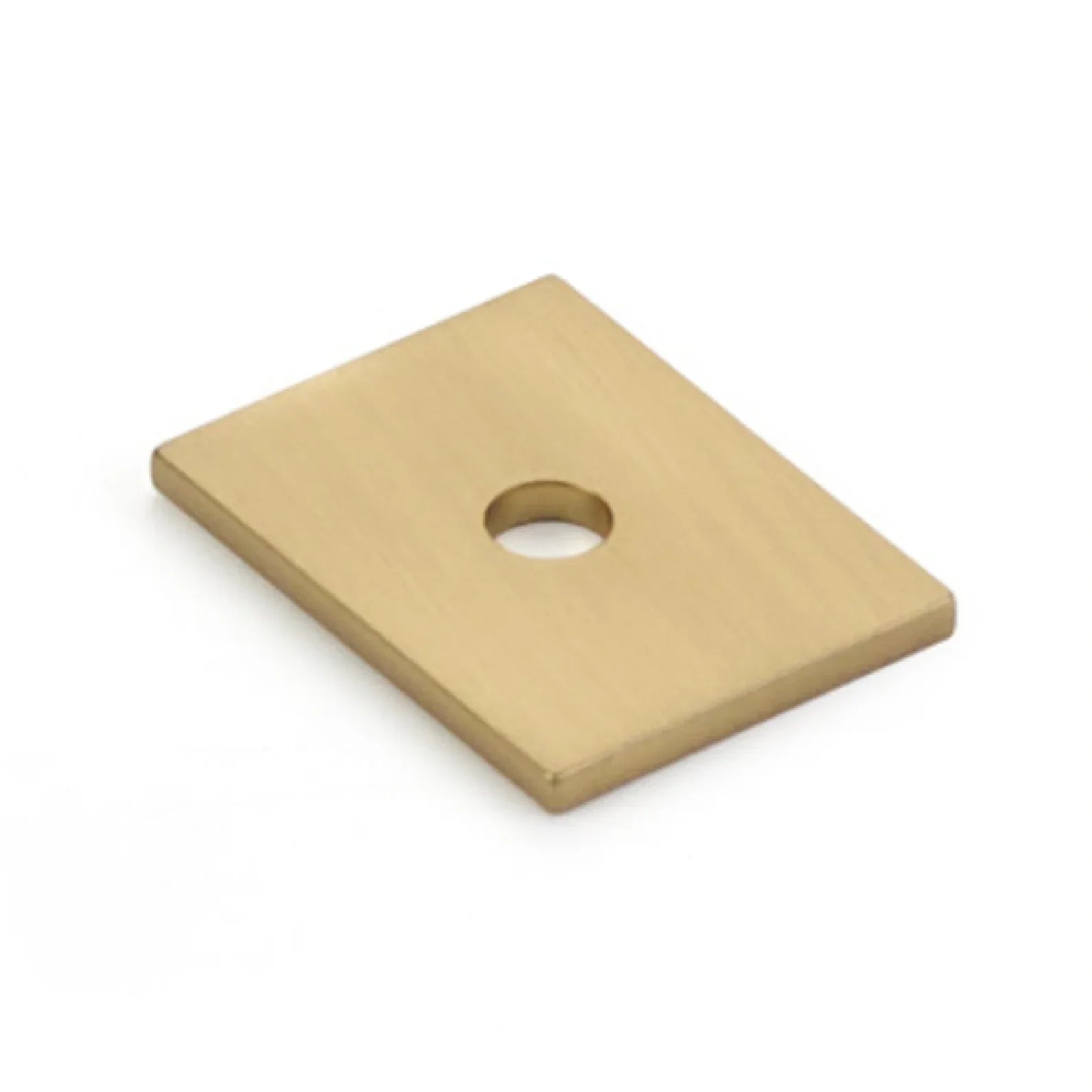 Satin Brass "Maison" Drawer Pull Backplates - Forge Hardware Studio