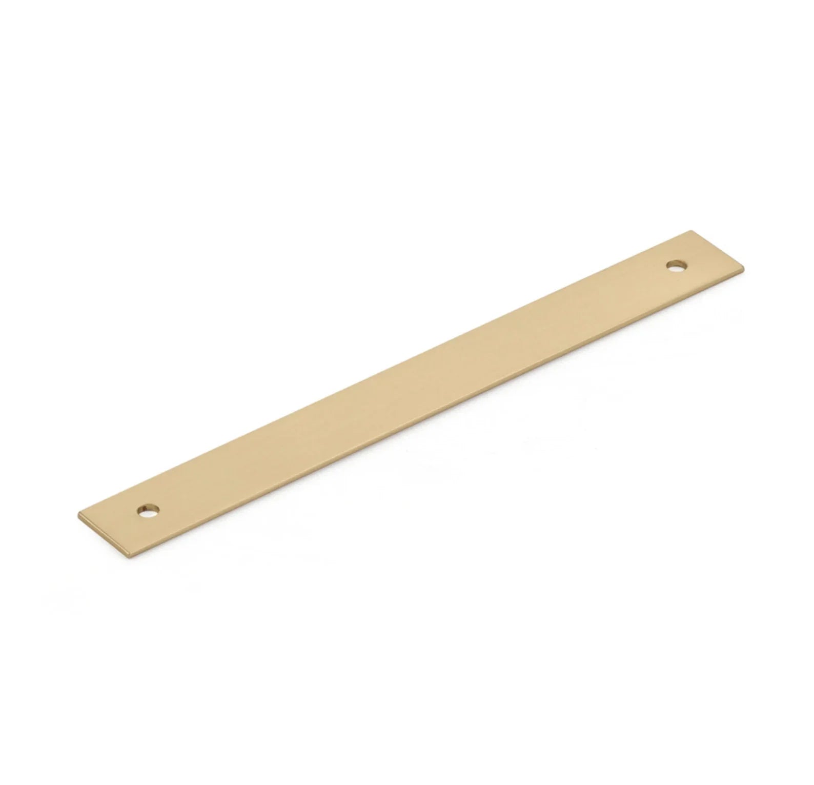 Satin Brass "Maison" Drawer Pull Backplates - Forge Hardware Studio