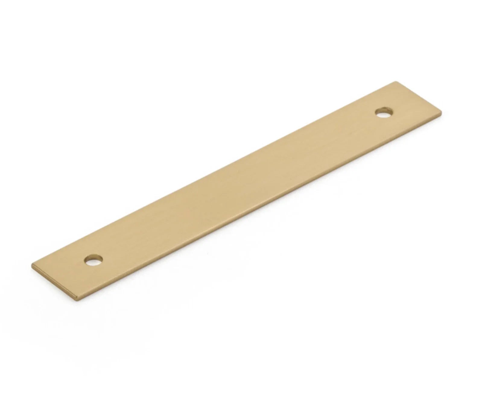 Satin Brass "Maison" Drawer Pull Backplates - Forge Hardware Studio