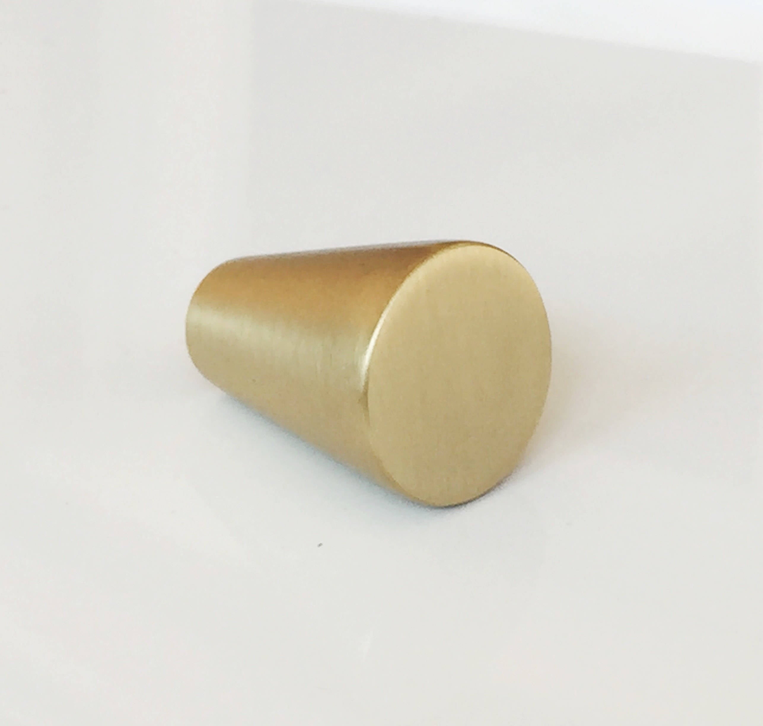 Satin Brass "Luxe" Drawer Pulls and Cabinet Knobs - Forge Hardware Studio