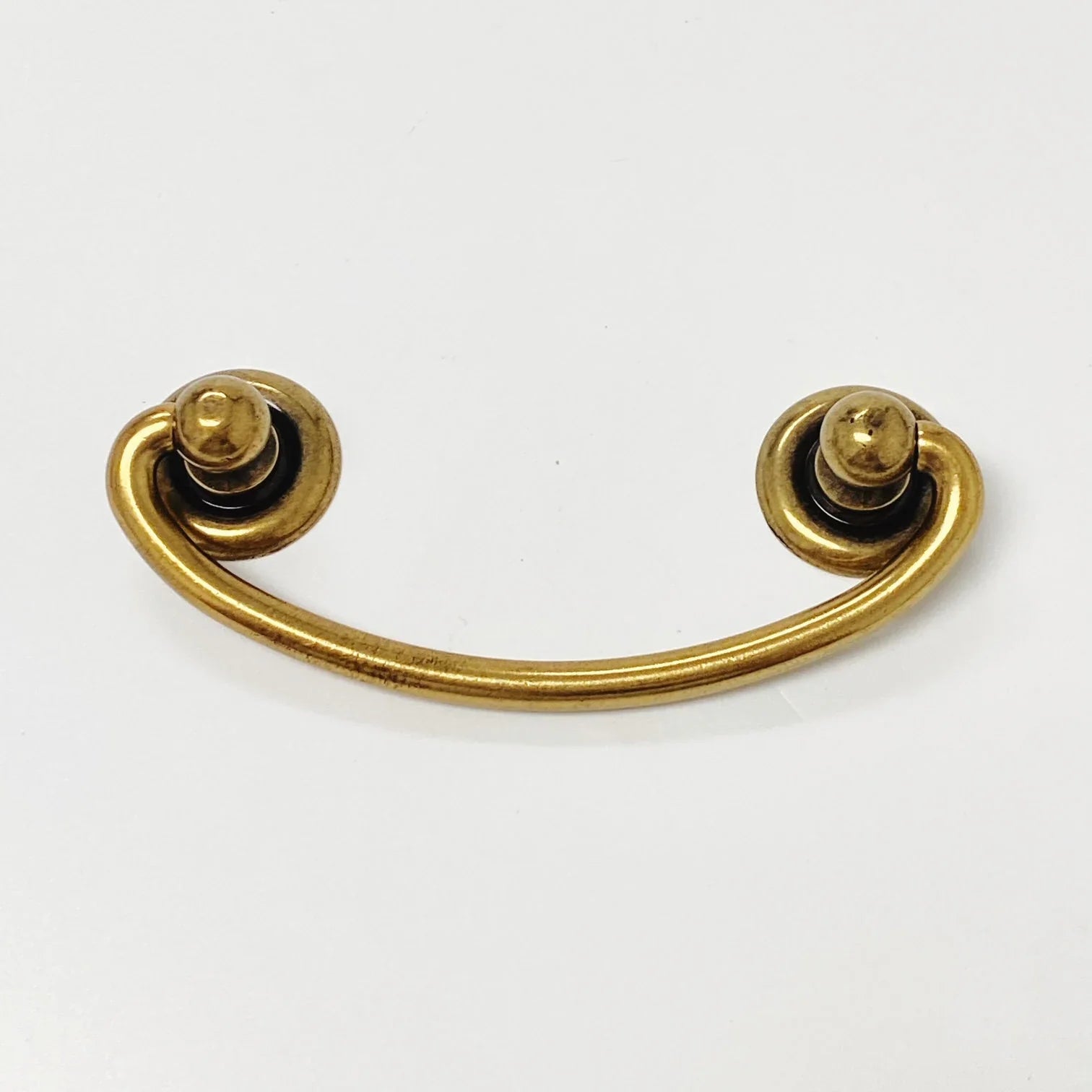 Brass Ring Pulls "Oval" Hardware Cabinet Pull Drawer Pull - Industry Hardware