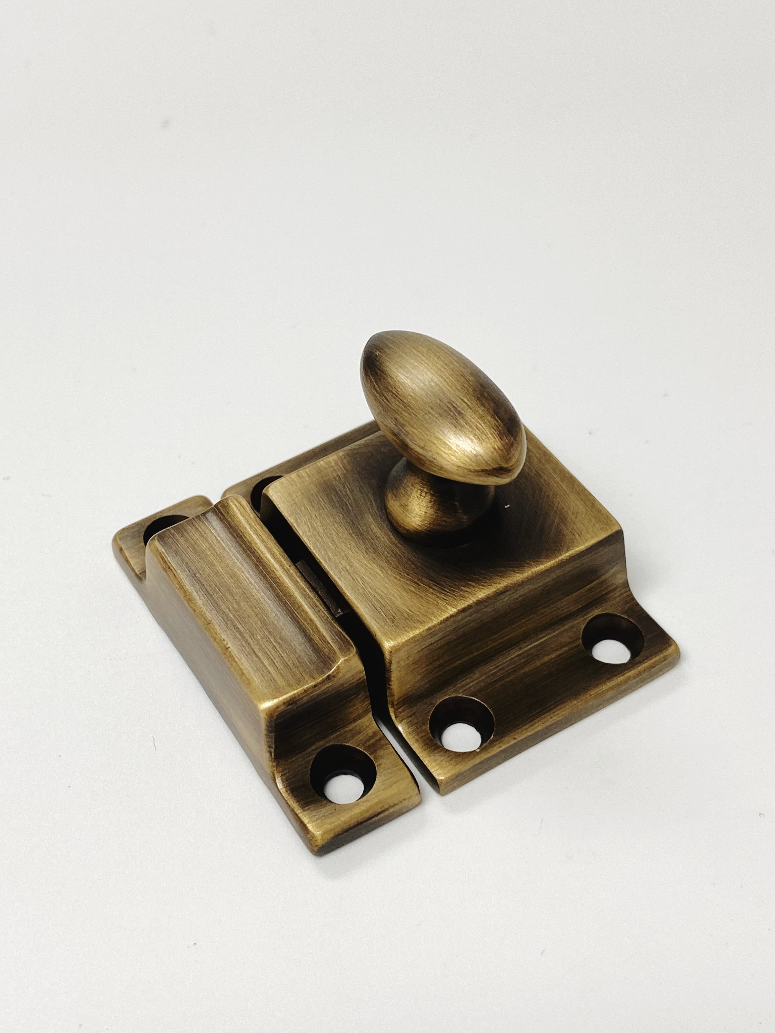Antique Brass Medium "Eloise" Cabinet Latch - Forge Hardware Studio