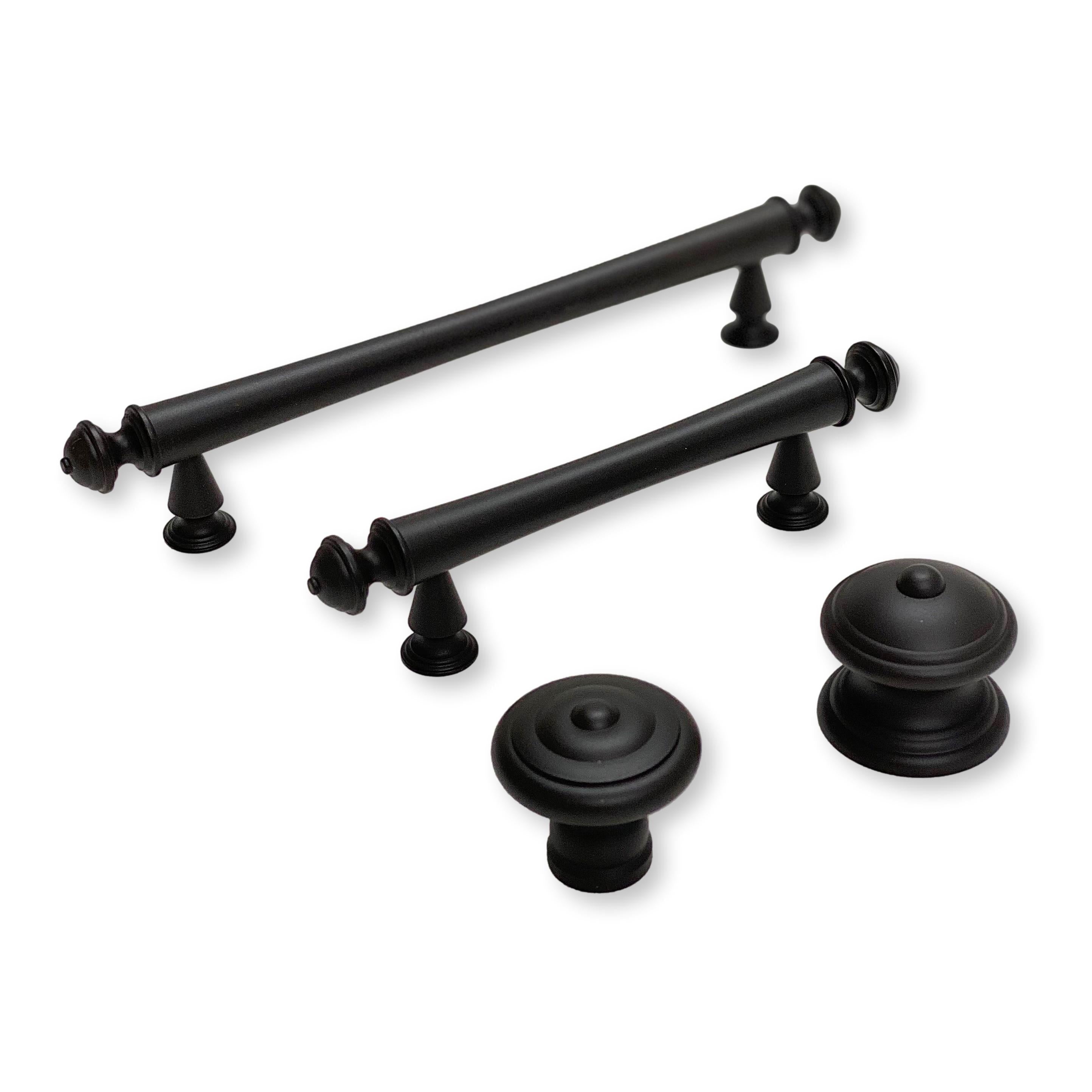 Oil Rubbed Bronze "Emmeline" Cabinet Knobs and Drawer Pulls - Forge Hardware Studio