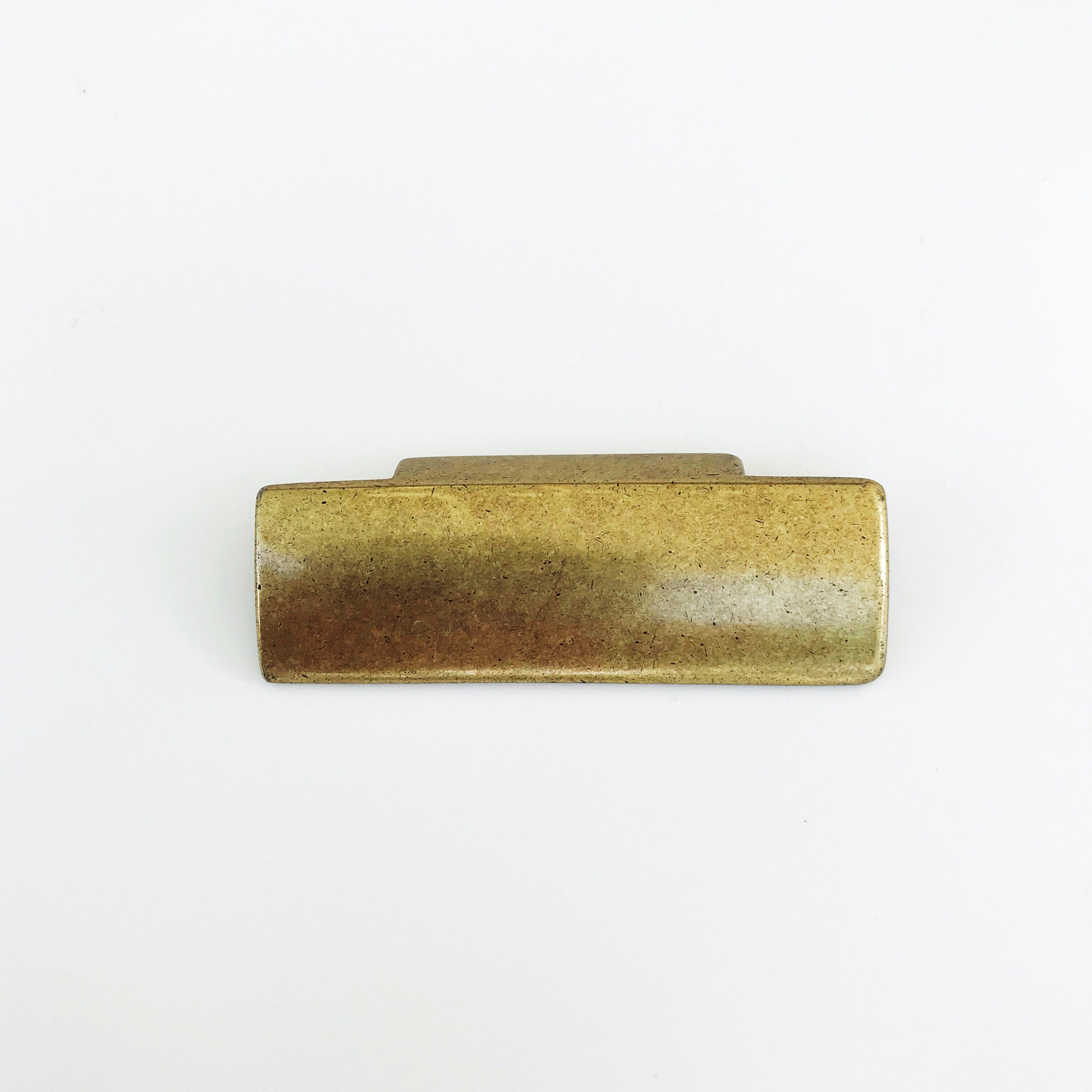 Rectangular "Dara" Aged Brass Drawer Pulls - Cabinet Handles | Pulls