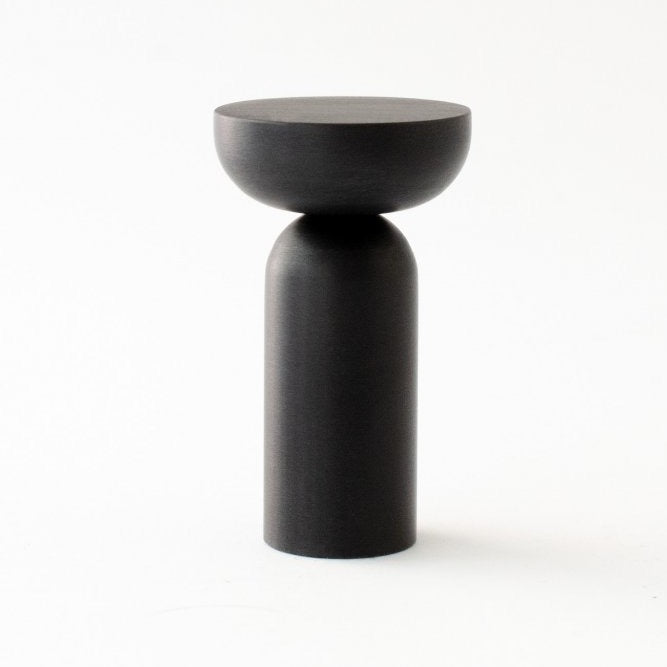 Matte Black "Pedestal Bowl" Round Wall Hook