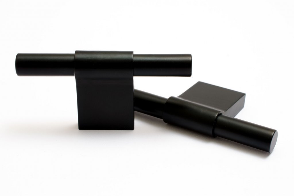 Line Matte Black Cabinet Knobs and Drawer Pulls | Pulls