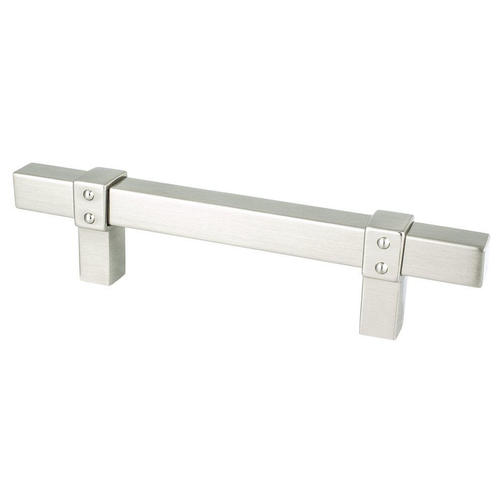 Satin Nickel "Rio" T-Bar Cabinet Knob and Drawer Pulls - Forge Hardware Studio